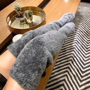CozySteps Flauschige Socken Hausschuhe - Luxvi
