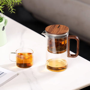 ElegantLeaf Teekanne – Genießen Sie Tee mit Stil und Komfort - Luxvi
