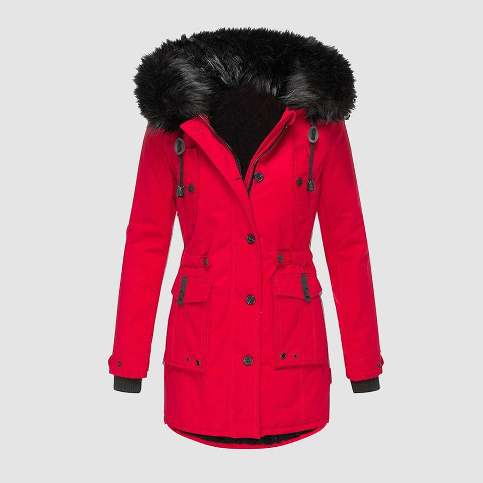 Hochwertige Damen - Winterjacke – Warm, wasserdicht und stilvoll für die kalten Tage - Luxvi