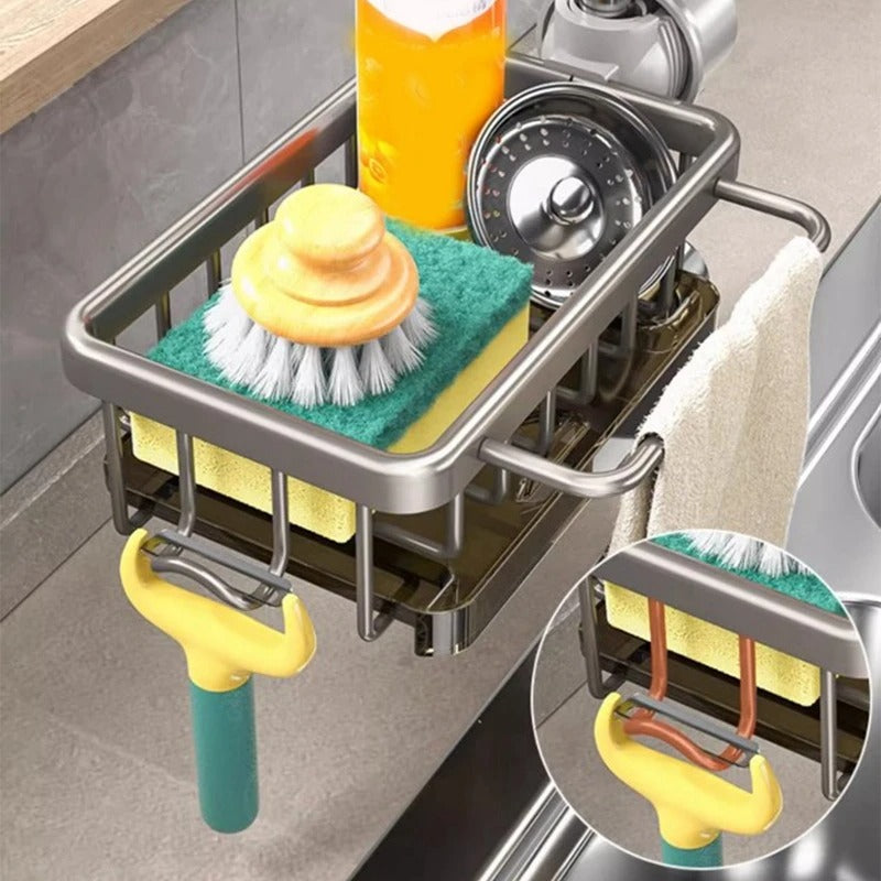Aluminium Spülenorganizer - Die praktische Lösung für eine aufgeräumte Küche