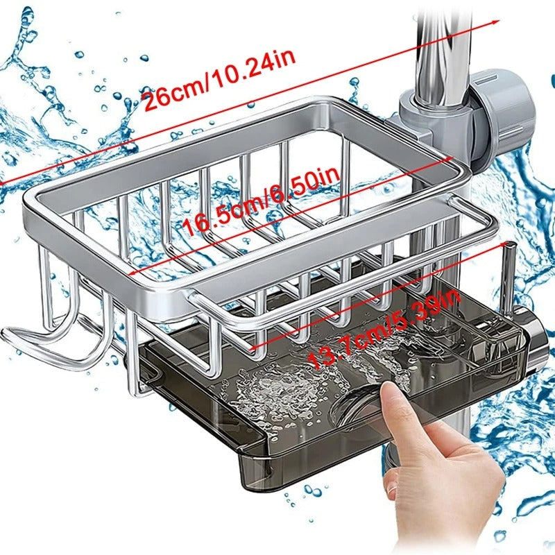 Aluminium Spülenorganizer - Die praktische Lösung für eine aufgeräumte Küche