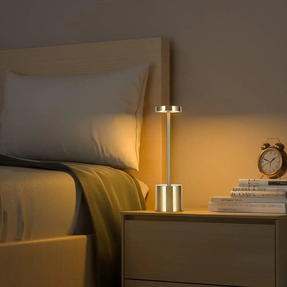 Zenova Lux – Kabellose LED - Tischlampe mit Touch - Steuerung - Luxvi