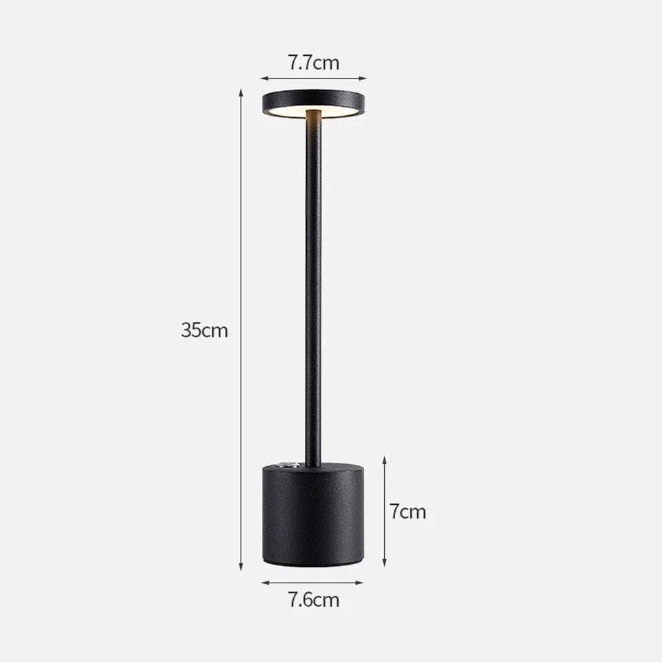 Zenova Lux – Kabellose LED - Tischlampe mit Touch - Steuerung - Luxvi