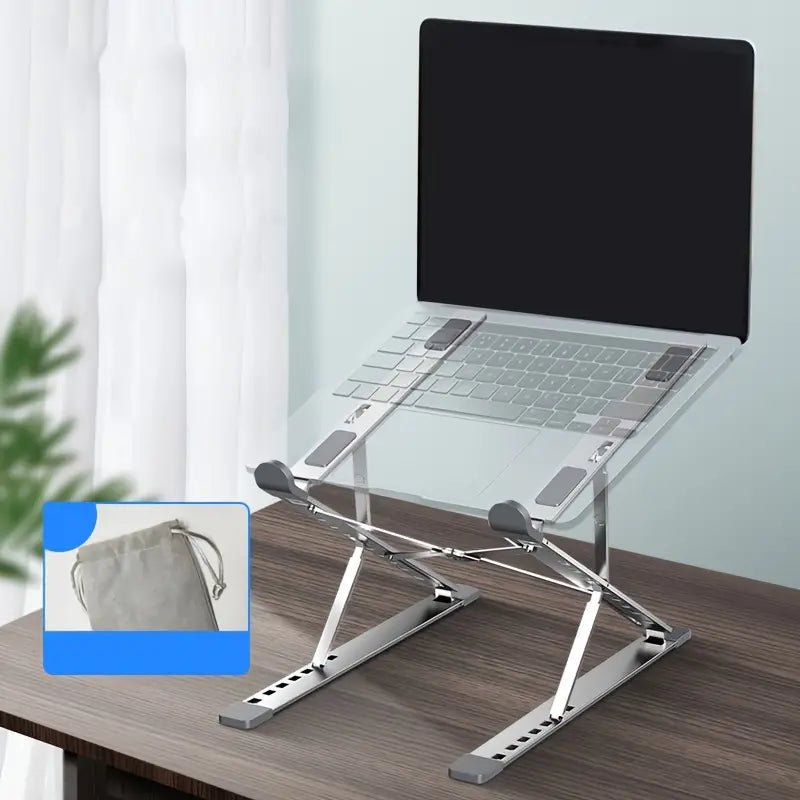 Zusammenklappbarer Metall - Laptop - Ständer - Luxvi