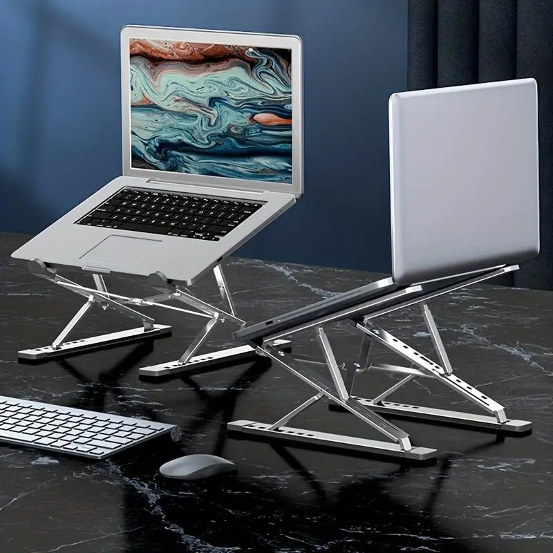Zusammenklappbarer Metall - Laptop - Ständer - Luxvi
