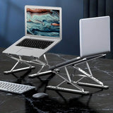 Zusammenklappbarer Metall - Laptop - Ständer - Luxvi